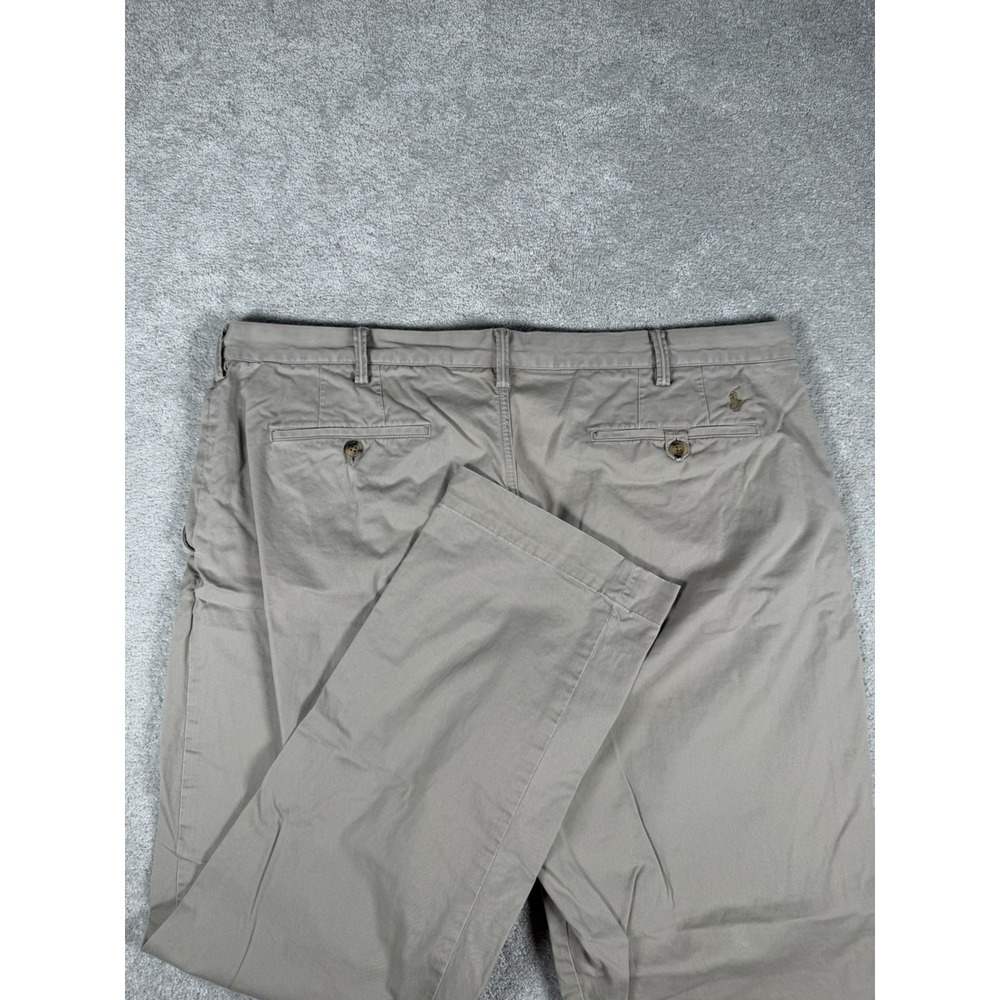 Polo Ralph Lauren Pants Pony 40/30 Khaki Stretch Classic Fit Twill Chino Trouser